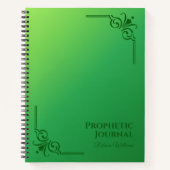 Personalisiertes Prophetic Journal SpiralNotebook Notizblock (Vorderseite)