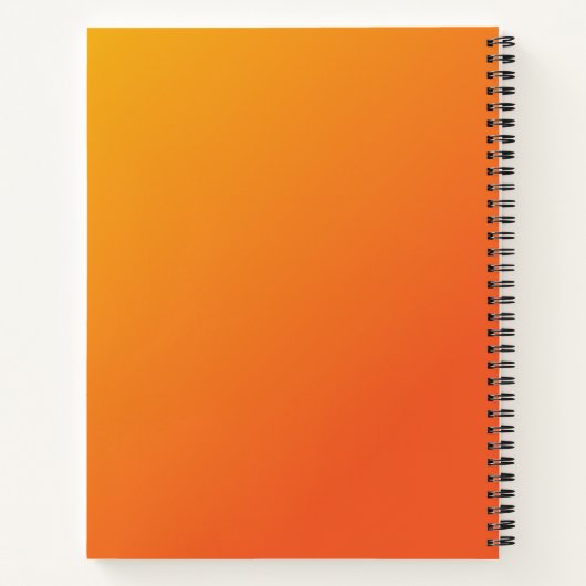 Personalisiertes Prophetic Journal SpiralNotebook Notizblock (Rückseite)