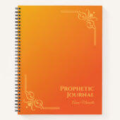 Personalisiertes Prophetic Journal SpiralNotebook Notizblock (Vorderseite)