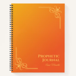 Personalisiertes Prophetic Journal SpiralNotebook Notizblock