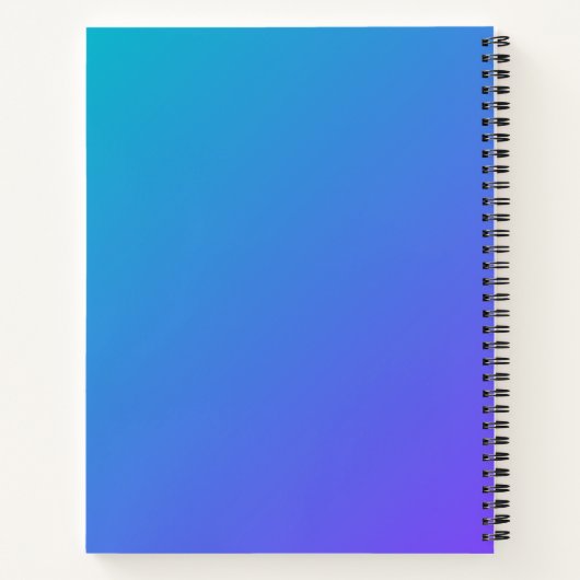 Personalisiertes Prophetic Journal SpiralNotebook Notizblock (Rückseite)