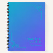 Personalisiertes Prophetic Journal SpiralNotebook Notizblock (Vorderseite)