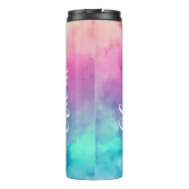 Personalisiertes Protein-Shaker-Flaschengeschenk m Thermosbecher (Rückseite)