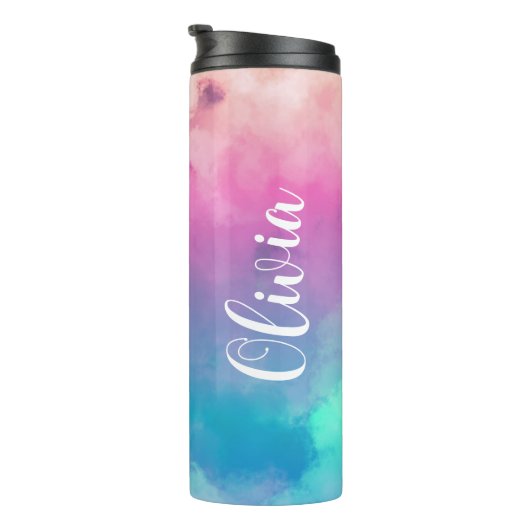 Personalisiertes Protein-Shaker-Flaschengeschenk m Thermosbecher (Nach rechts gedreht)