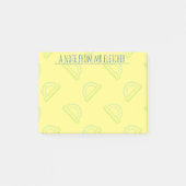 Personalisiertes Protractor-Math-Muster Post-it Klebezettel (Vorderseite)