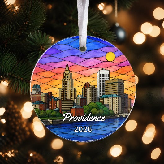Personalisiertes Providence-Acrylabzeichen, Benutz Ornament