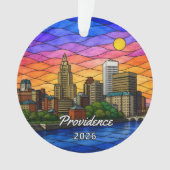 Personalisiertes Providence-Acrylabzeichen, Benutz Ornament (Vorderseite)
