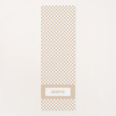 Personalisiertes Prüflichtneutralzeichen, doppelt Yogamatte (Vorderseite)