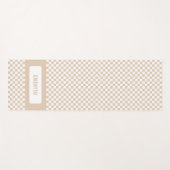 Personalisiertes Prüflichtneutralzeichen, doppelt Yogamatte (Vorderseite (Horizontal))