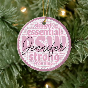 PERSONALISIERTES PSW KERAMIK ORNAMENT