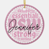 PERSONALISIERTES PSW KERAMIK ORNAMENT (Vorne)