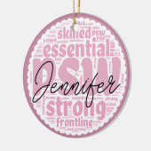 PERSONALISIERTES PSW KERAMIK ORNAMENT (Links)