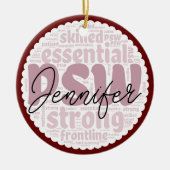 PERSONALISIERTES PSW KERAMIK ORNAMENT (Vorne)