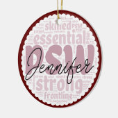 PERSONALISIERTES PSW KERAMIK ORNAMENT (Links)