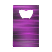 Personalisiertes psychedelisches Lila Geldbeutel Flaschenöffner (Rückseite)