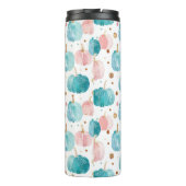 Personalisiertes Pumpkettenmuster Thermal Tumbler Thermosbecher (Rückseite)