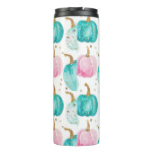 Personalisiertes Pumpkettenmuster Thermal Tumbler Thermosbecher (Rückseite)
