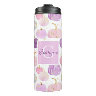 Personalisiertes Pumpkettenmuster Thermal Tumbler Thermosbecher