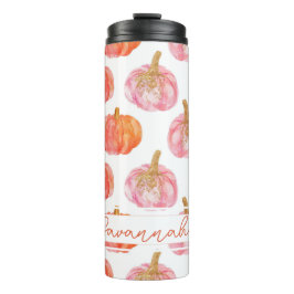 Personalisiertes Pumpkettenmuster Thermal Tumbler Thermosbecher