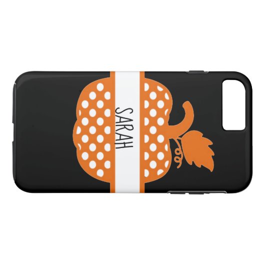 Personalisiertes Pumpkin-Erntedesign Case-Mate iPhone Hülle (Rückseite (Horizontal))
