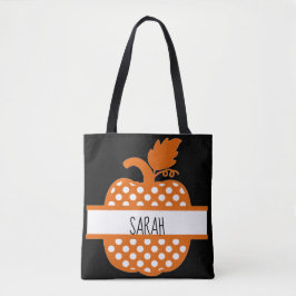 Personalisiertes Pumpkin-Erntedesign Tasche