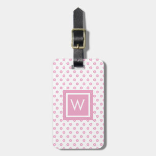 Personalisiertes Punkte-Monogramm Gepäckanhänger