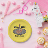 Personalisiertes Punny "wohle getane" GRILLEN Pappteller (Party)