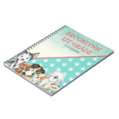 Personalisiertes Puppy Dog Journal & Notebook Notizblock (Linke Seite)