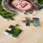 Personalisiertes Puzzle 4 Foto-Rand DruckCollage (Seite)