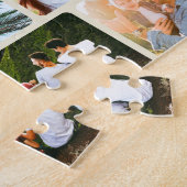 Personalisiertes Puzzle 9 FotoCollage in Tan Frame (Seite)
