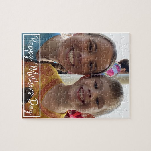 Personalisiertes Puzzle am Muttertag (Horizontal)