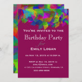 Personalisiertes Puzzle Einladung (Vorne/Hinten)