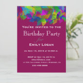 Personalisiertes Puzzle Einladung (Stehend Vorderseite)