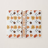 Personalisiertes Puzzle im Herbst (Horizontal)