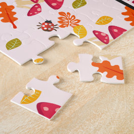 Personalisiertes Puzzle im Herbst