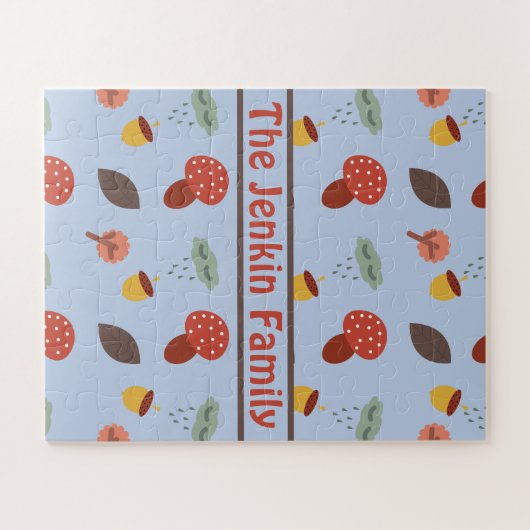 Personalisiertes Puzzle im Herbst (Horizontal)