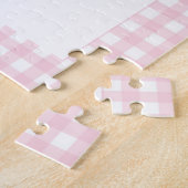 Personalisiertes Puzzle mit rosa Ballerina (Seite)