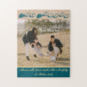 Personalisiertes Puzzle - Name, Foto + Bibelverse (Vertikal)