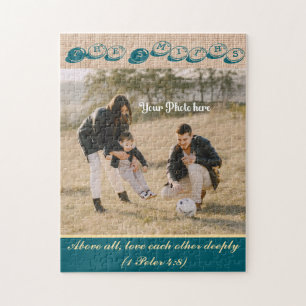 Personalisiertes Puzzle - Name, Foto + Bibelverse