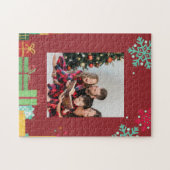 Personalisiertes Puzzle – Weihnachtsfoto (Horizontal)
