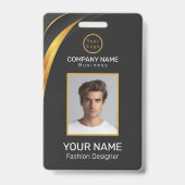 Personalisiertes QR-Code-Business-Logo Beruflich Ausweis (Vorderseite)