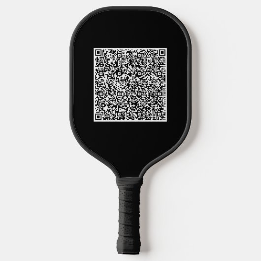 Personalisiertes QR-Code-Pickleball-Paddel Pickleball Schläger (Rückseite)