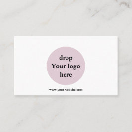 Personalisiertes QR-Logo für Unternehmen Visitenkarte