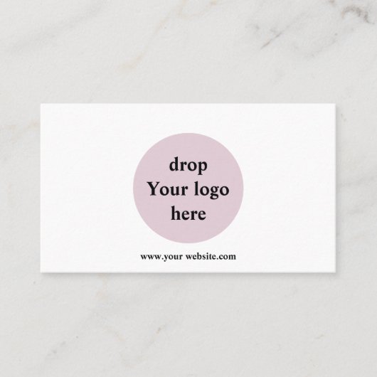 Personalisiertes QR-Logo für Unternehmen Visitenkarte (Vorderseite)