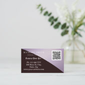 Personalisiertes QR-Logo für Unternehmen Visitenkarte (Stehend Vorderseite)