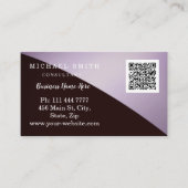 Personalisiertes QR-Logo für Unternehmen Visitenkarte (Vorderseite)