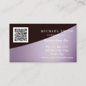 Personalisiertes QR-Logo für Unternehmen Visitenkarte (Vorderseite)