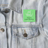 Personalisiertes Quadrat-Button-Design für Baby Sh Button (Beispiel)