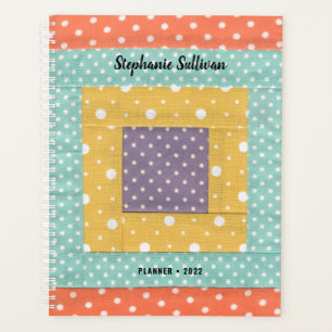 Personalisiertes Quilting Patchwork 2022 Planer