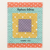 Personalisiertes Quilting-Patchwork Planer (Vorderseite)